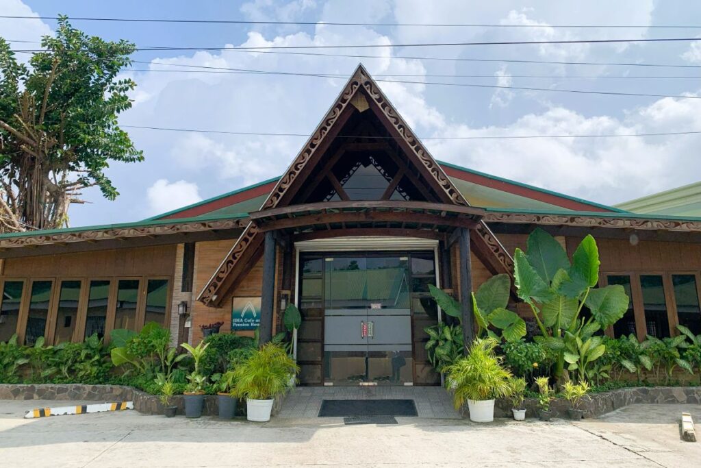 Entrance to IDEA Café & Pension House